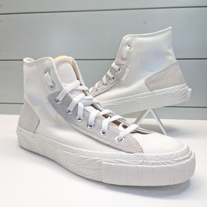 Converse Chuck Taylor Alt Star High Top Wavy Egret Canvas Leather Shoes Wmn 11.5